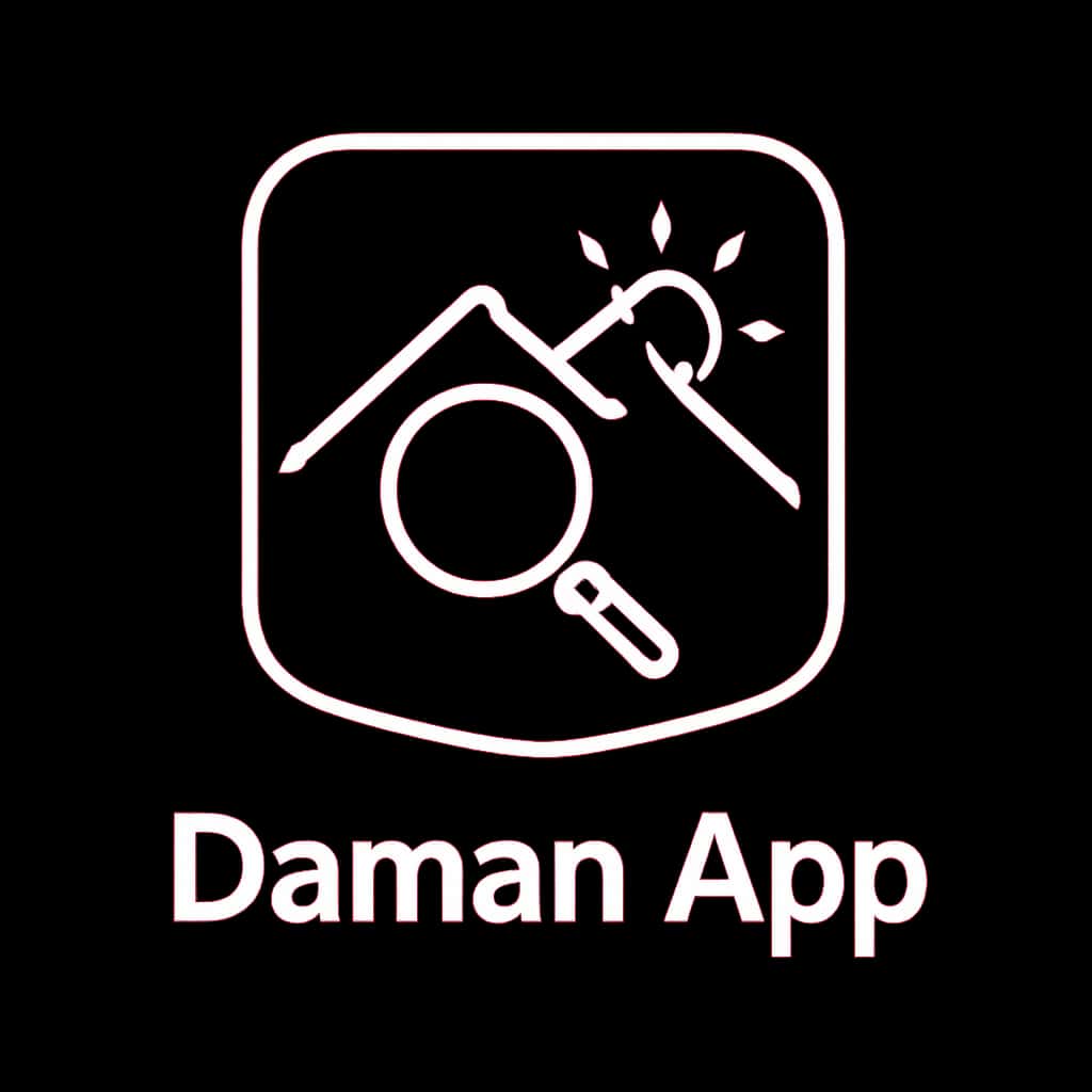 Icon representation of Daman App features.