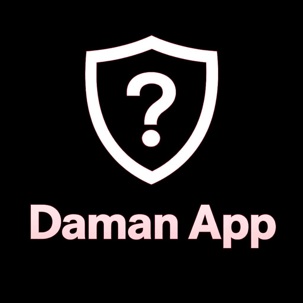 Badge illustrating safety guidelines for the Daman App.