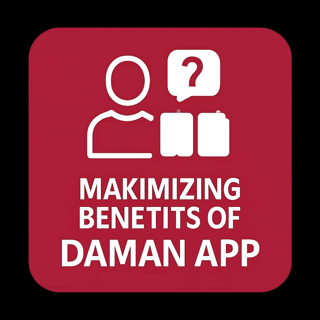 Icon representing guidance on Daman App benefits.
