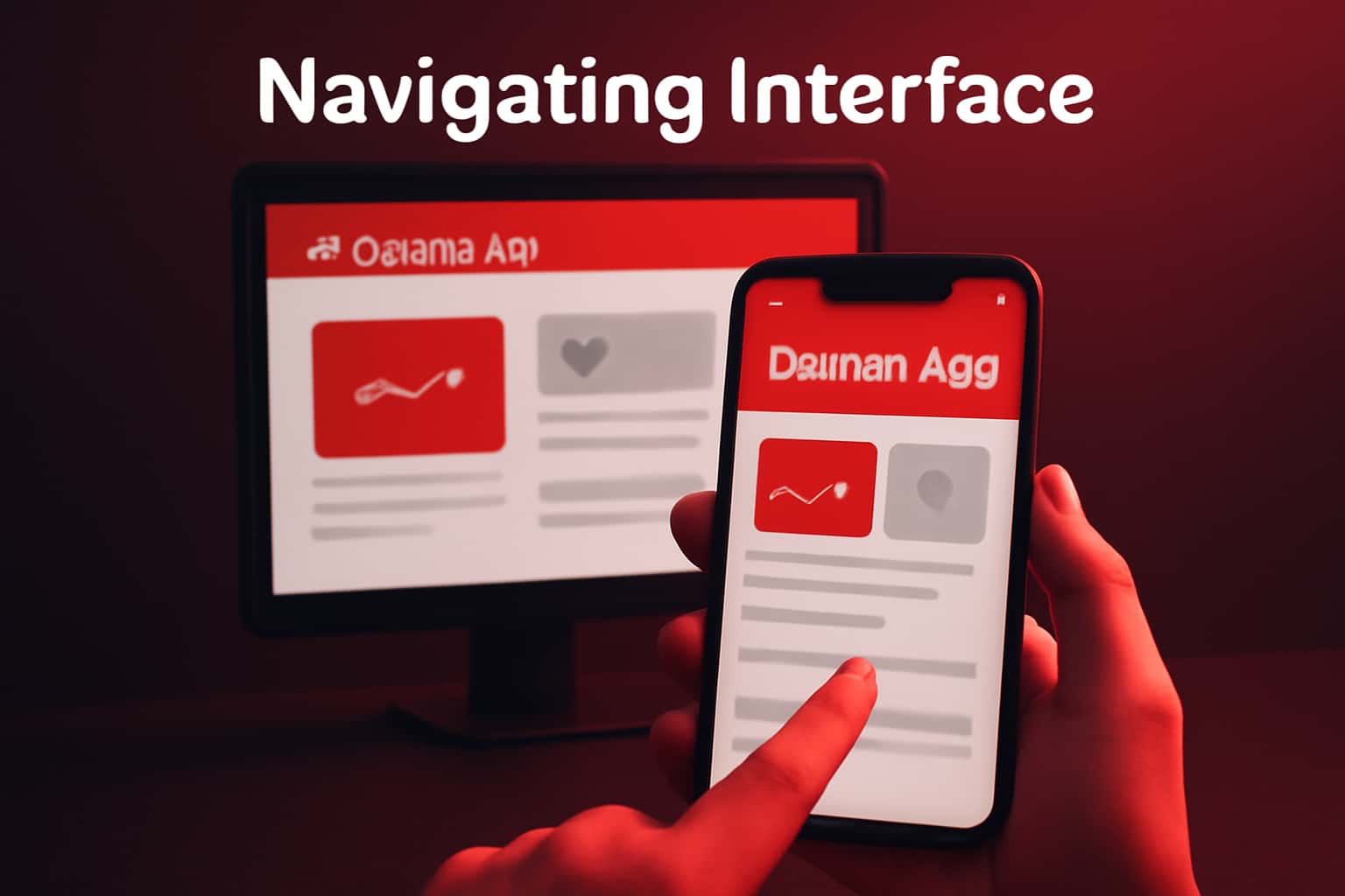 An informational scene showcasing the Daman App interface with navigation elements.